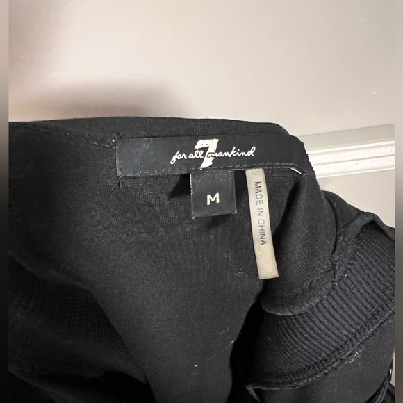 7 For All Mankind Black Bodycon Dress Size Medium - Picture 8 of 10